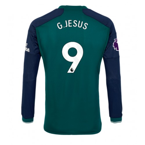 Fotballdrakt Herre Arsenal Gabriel Jesus #9 Tredjedrakt 2023-24 Langermet